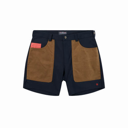 Amundsen Sports - Men's 7Incher Field Shorts - Faded Navy/Tan - Futureproof.life