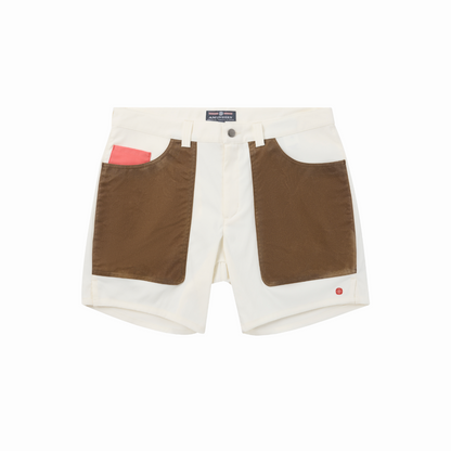 Amundsen Sports - Men's 7Incher Field Shorts - Offwhite/Tan - Futureproof.life