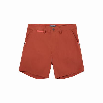 Amundsen Sports (Sample) - Men's 8Incher Deck Shorts - Terra Red