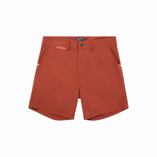 Amundsen Sports (Sample) - Men's 8Incher Deck Shorts - Terra Red