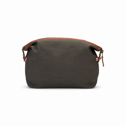 Amundsen Sports (Sample) - Cotton Canvas Wash Bag - Olive - Futureproof.life