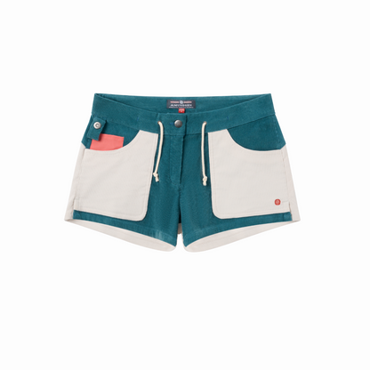 Amundsen Sports (Sample) - Women's 3Incher Concord Shorts - Elemental Blue/Natural