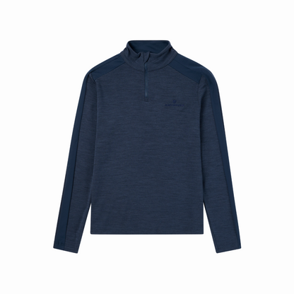 Amundsen Sports (Sample) - Women's 5Mila Half Zip - Faded Navy - Futureproof.life