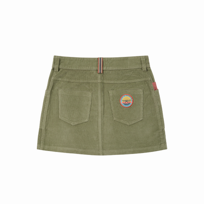 Amundsen Sports - Women's Concord Garment Dyed Skirt - Olive Ash - Futureproof.life
