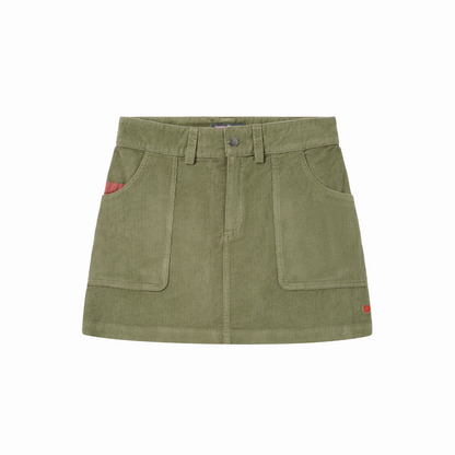 Amundsen Sports - Women's Concord Garment Dyed Skirt - Olive Ash - Futureproof.life