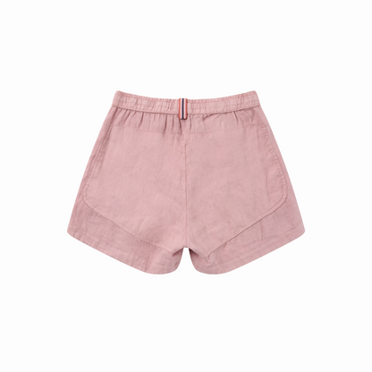 Amundsen Sports - Women's Safari Linen Shorts - Faded Peony Pink - Futureproof.life