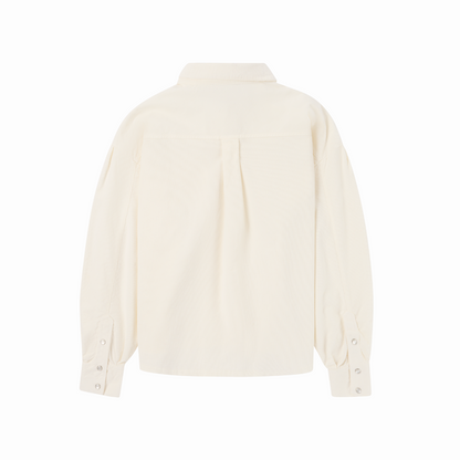 Amundsen Sports (Sample) - Women's Wild Velvet Shirt - White - Futureproof.life