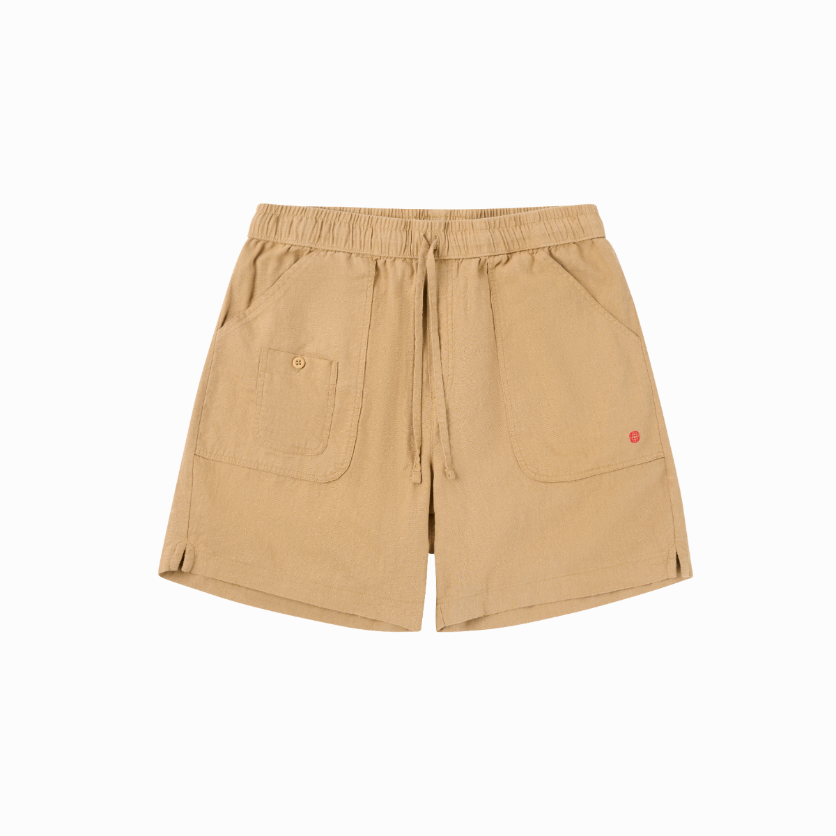 Amundsen Sports (Sample) - Men's 6Incher Traveller's Linen Shorts - Khaki - Futureproof.life