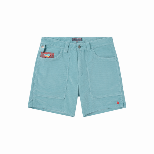 Amundsen Sports (Sample) - Men's 7Incher Concord Garment Dyed Shorts - Aqua - Futureproof.life