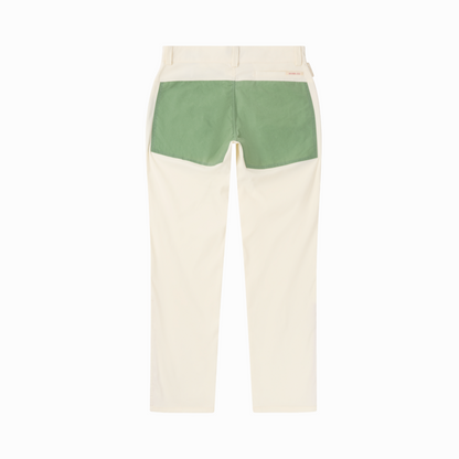 Amundsen Sports (Sample) - Men's Field Slacks - Offwhite/Willow Green - Futureproof.life