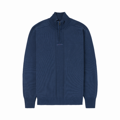 Amundsen Sports (Sample) - Men's Lascar Half Zip - Denim Blue - Futureproof.life