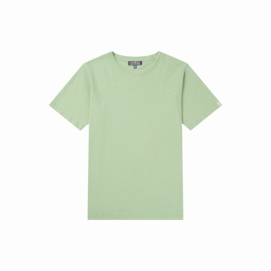 Amundsen Sports (Sample) - Men's Linen Tee - Faded Willow Green - Futureproof.life