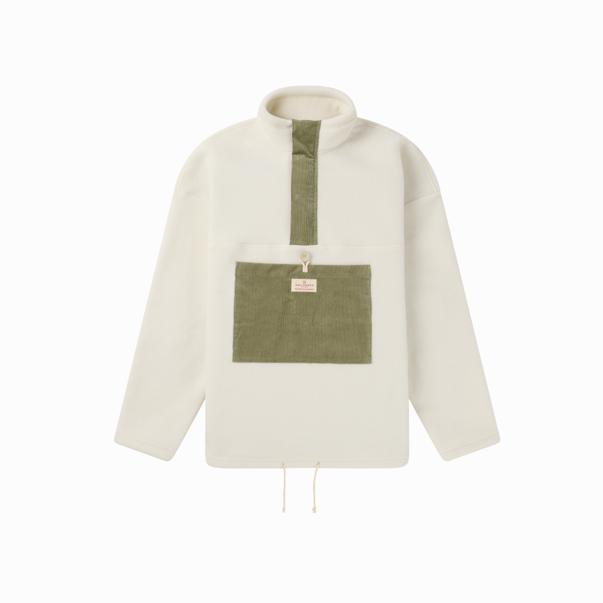 Amundsen Sports (Sample) - Men's V-Bond Cord Fleece - Natural/Olive Ash - Futureproof.life