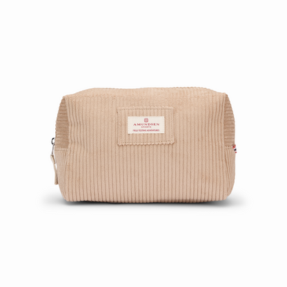 Amundsen Sports (Sample) - Cotton Corduroy Wash Bag - Desert - Futureproof.life