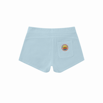 Amundsen Sports (Sample) - Women's 3Incher Concord G.Dyed Shorts - Faded Blue Sky - Futureproof.life