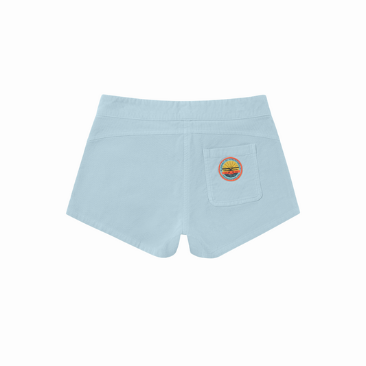 Amundsen Sports (Sample) - Women's 3Incher Concord G.Dyed Shorts - Faded Blue Sky - Futureproof.life