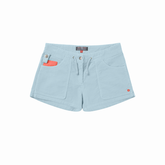 Amundsen Sports (Sample) - Women's 3Incher Concord G.Dyed Shorts - Faded Blue Sky - Futureproof.life