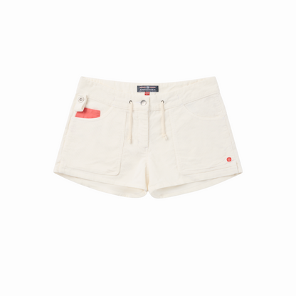 Amundsen Sports (Sample) - Women's 3Incher Concord G.Dyed Shorts - White - Futureproof.life