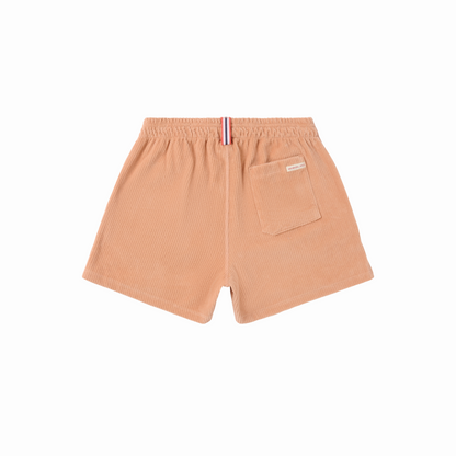 Amundsen Sports (Sample) - Women's 4Incher Comfy Cord Shorts - Apricot - Futureproof.life