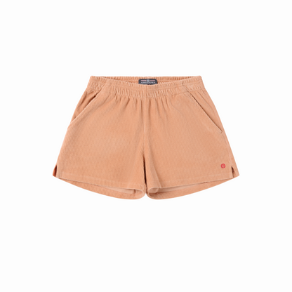 Amundsen Sports (Sample) - Women's 4Incher Comfy Cord Shorts - Apricot - Futureproof.life