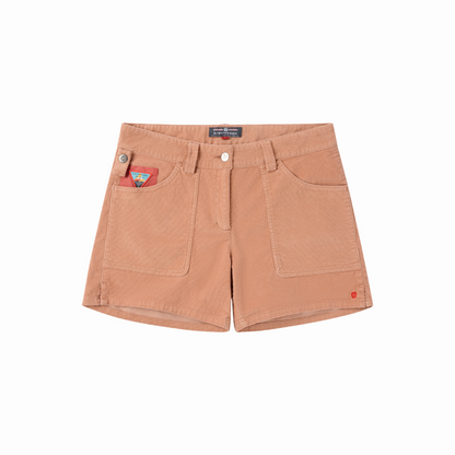 Amundsen Sports (Sample) - Women's 5Incher Concord Garment Dyed Shorts - Apricot - Futureproof.life