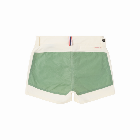 Amundsen Sports - Women's 5Incher Field Shorts - Offwhite/Willow Green