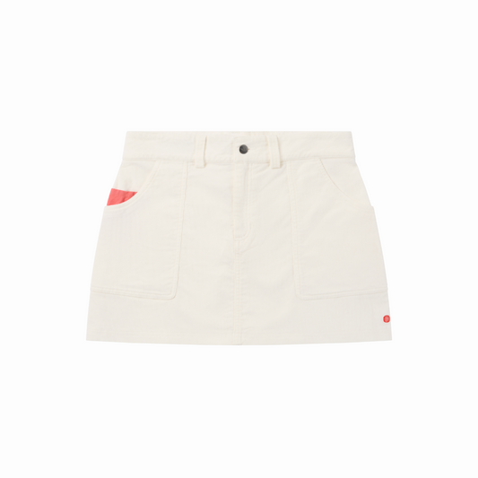 Amundsen Sports (Sample) - Women's Concord Garment Dyed Skirt - White - Futureproof.life