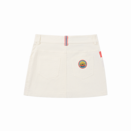 Amundsen Sports (Sample) - Women's Concord Garment Dyed Skirt - White - Futureproof.life