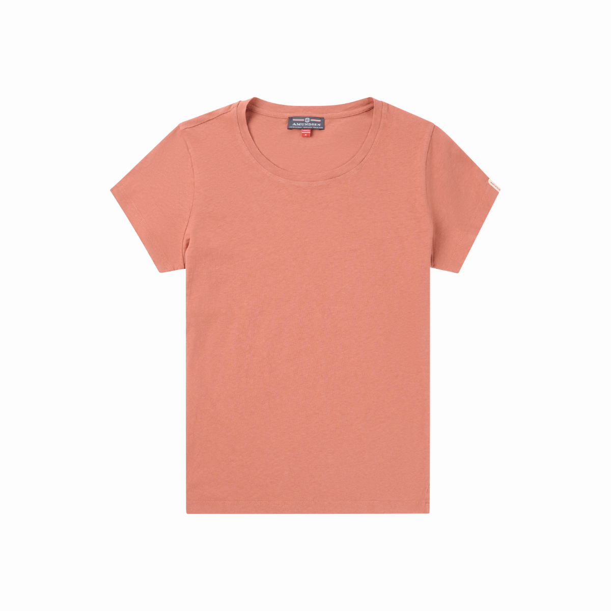 Amundsen Sports (Sample) - Women's Linen Tee - Faded Terra Red - Futureproof.life