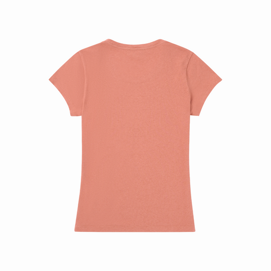 Amundsen Sports (Sample) - Women's Linen Tee - Faded Terra Red - Futureproof.life