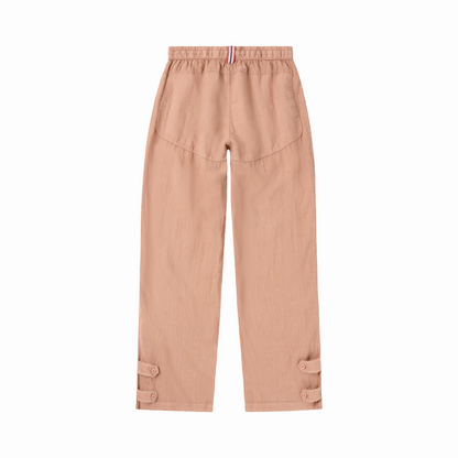 Amundsen Sports (Sample) - Women's Safari Linen Pants - Apricot - Futureproof.life