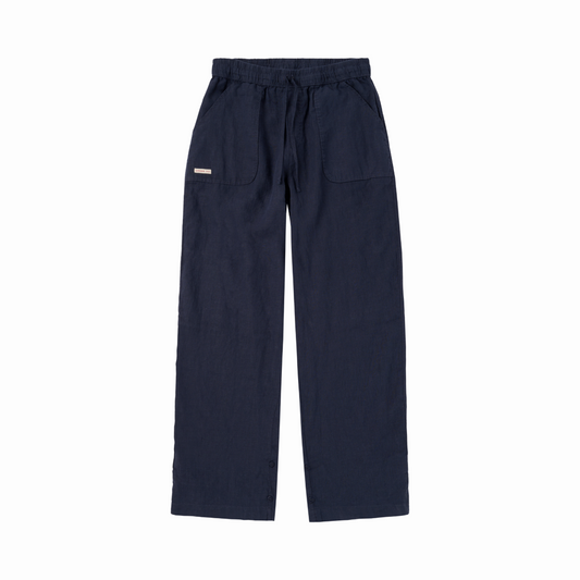 Amundsen Sports - Women's Safari Linen Pants - Faded Navy