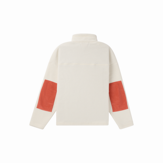 Amundsen Sports (Sample) - Women's V-Bond Cord Fleece - Natural/Weathered Red - Futureproof.life