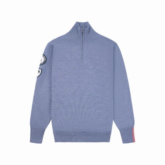 Amundsen Sports (Sample) - Women's Peak Half Zip - Denim Blue