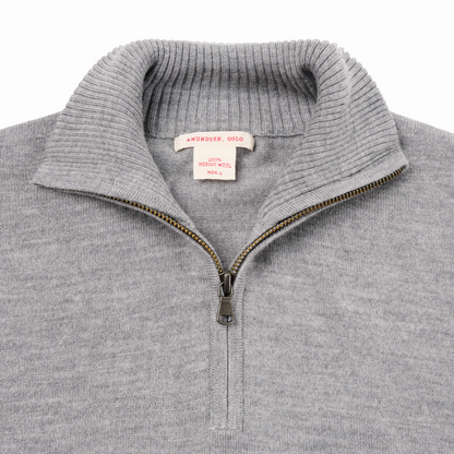 Amundsen Sports - Women's Peak Half Zip - Light Grey - Futureproof.life