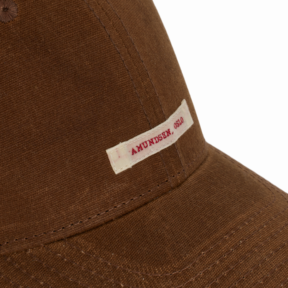 Amundsen Sports - Unisex Waxed Cotton Cap - Tan/Patch - Futureproof.life