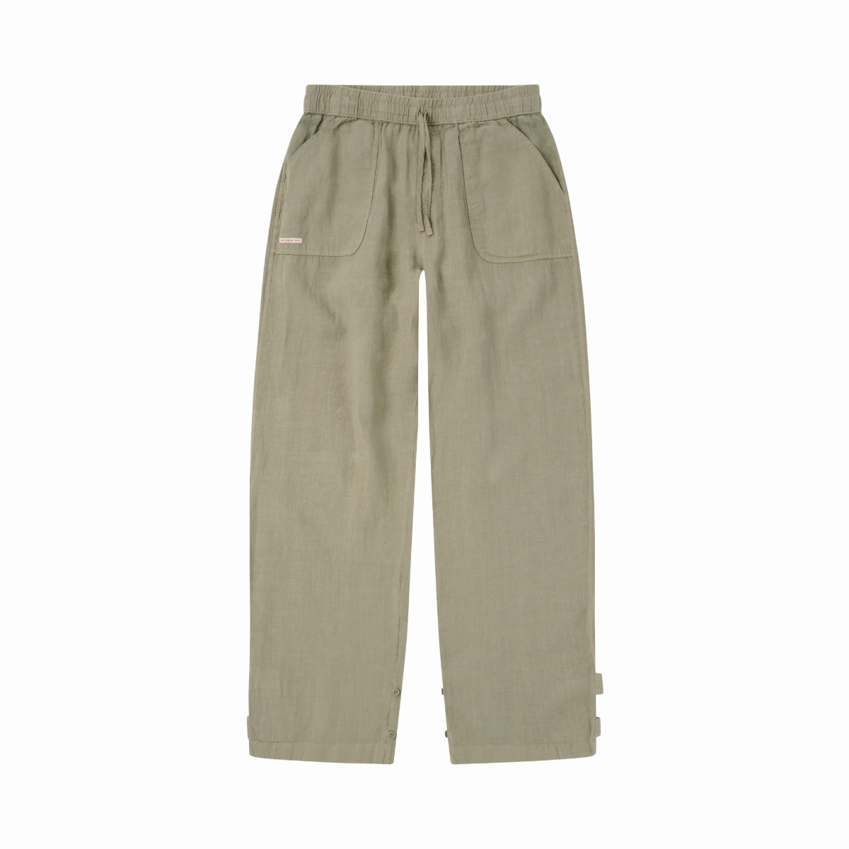 Amundsen Sports (Sample) - Women's Safari Linen Pants - Olive Ash - Futureproof.life
