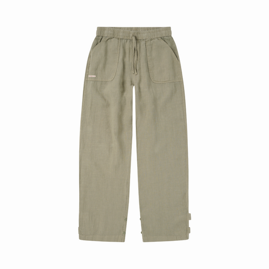 Amundsen Sports - Women's Safari Linen Pants - Olive Ash