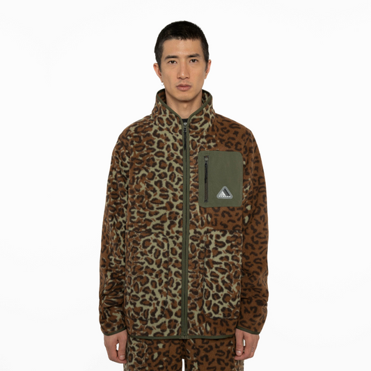Armada (Sample) - Unisex Ledger Fleece - Leopard/Olive