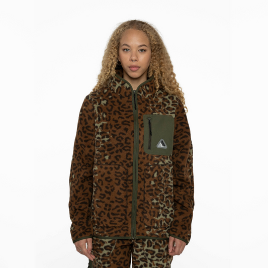 Armada (Sample) - Unisex Ledger Fleece - Leopard/Olive