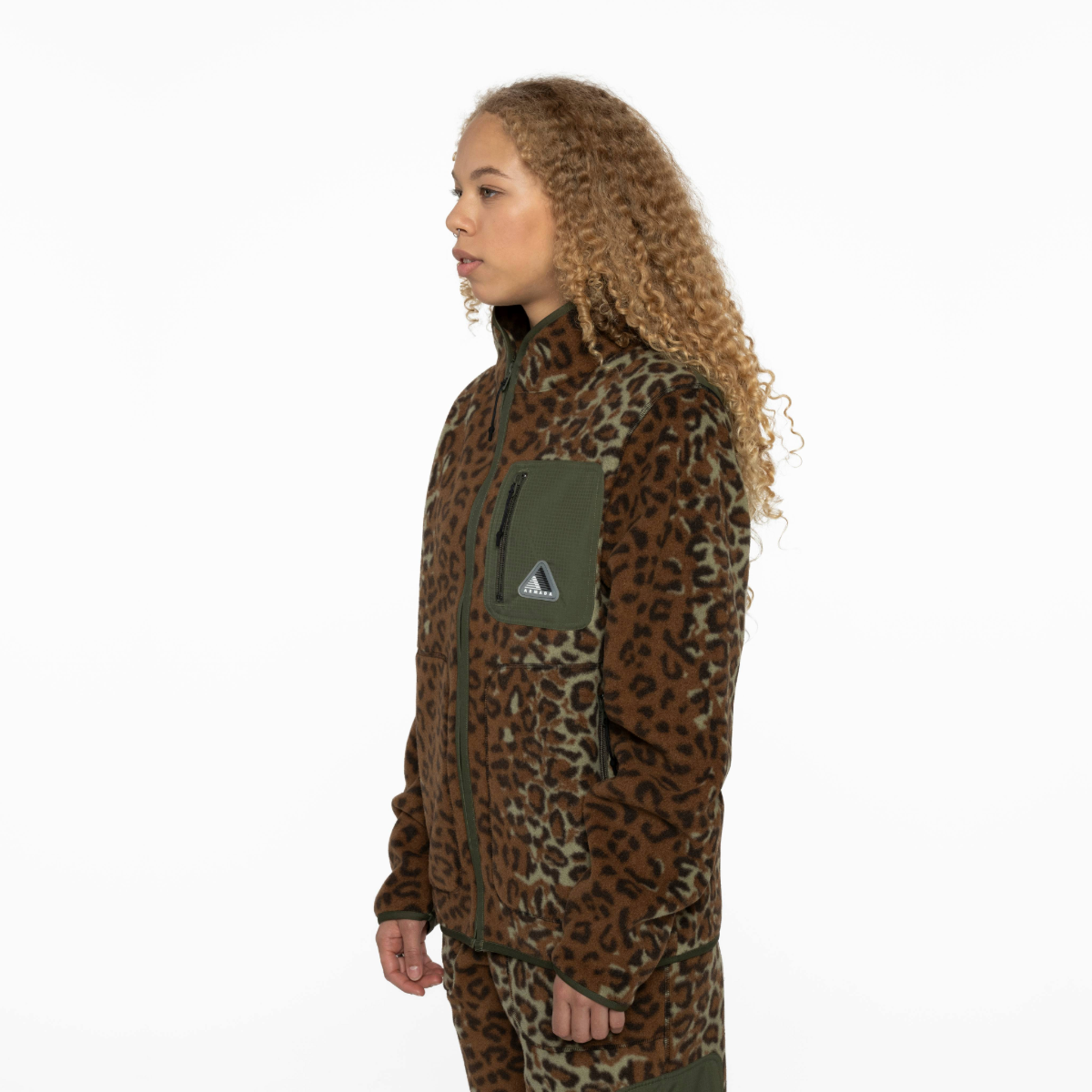 Armada (Sample) - Unisex Ledger Fleece - Leopard/Olive