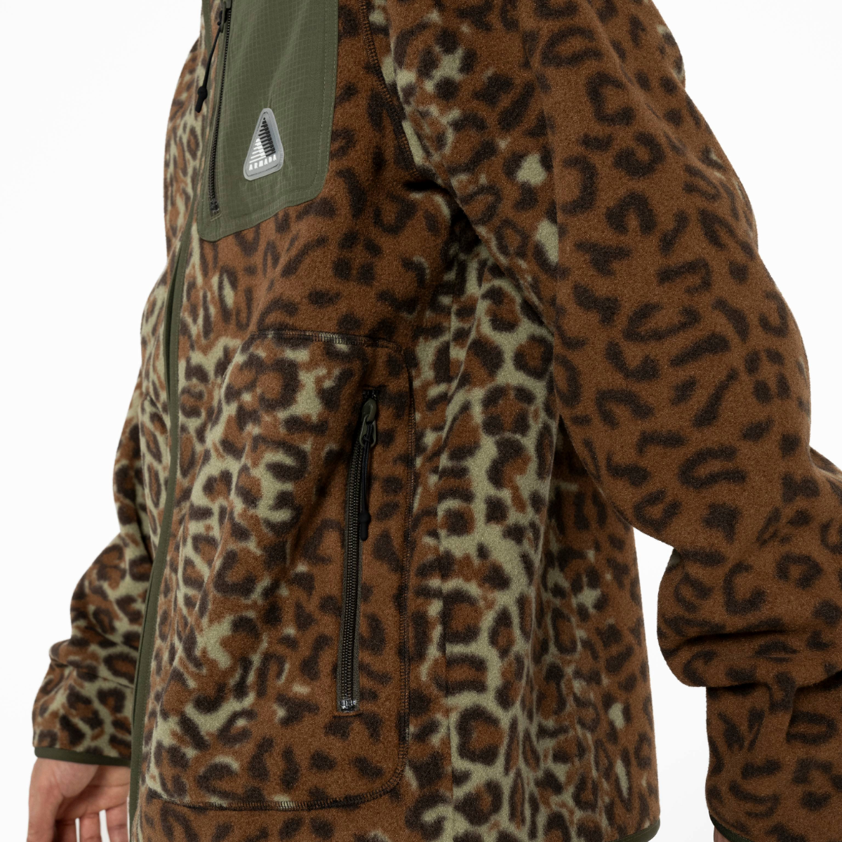 Armada (Sample) - Unisex Ledger Fleece - Leopard/Olive