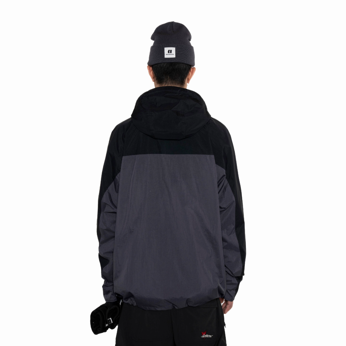 Armada (Sample) - Unisex Murph Windbreaker - Black/Anthracite