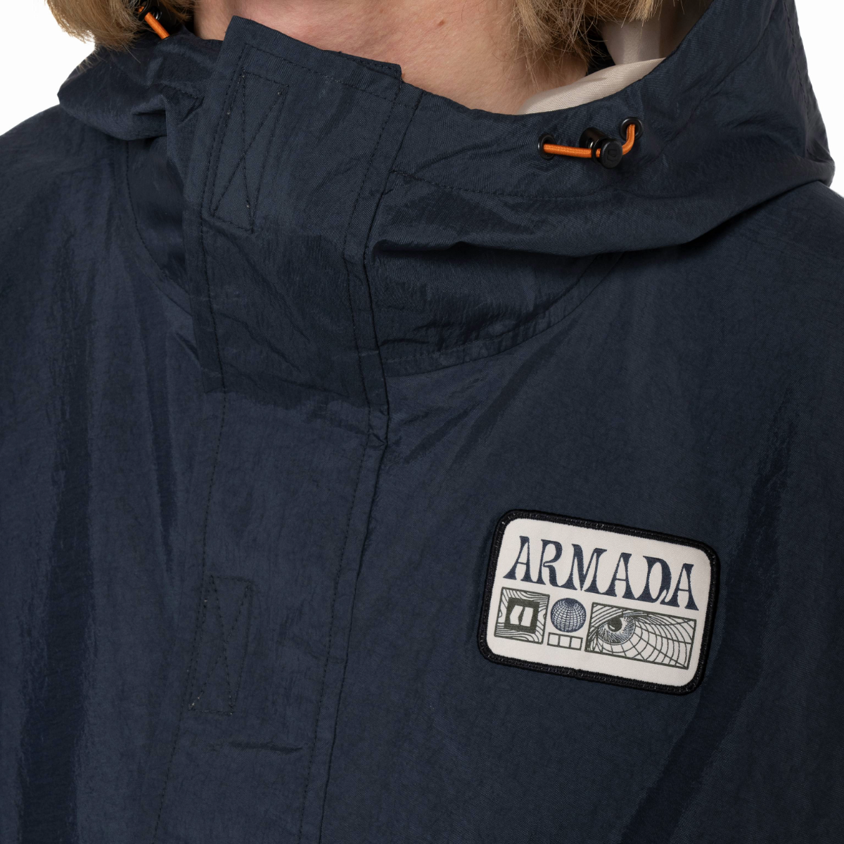 Armada (Sample) - Unisex Murph Windbreaker - Indigo/Sienna