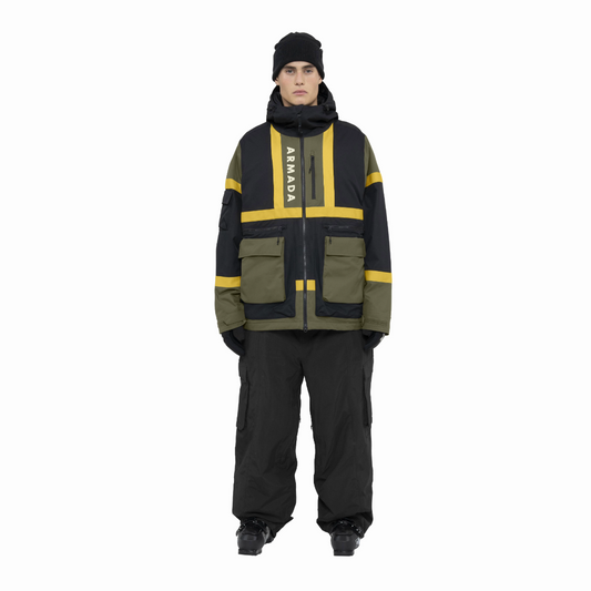 Armada (Sample) - Men's BDOG 2L Insulated Jacket - Olive/Black/Yellow