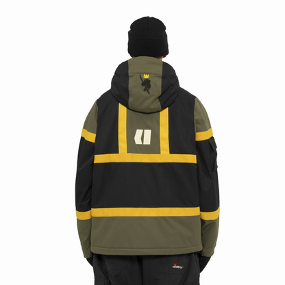Armada (Sample) - Men's BDOG 2L Insulated Jacket - Olive/Black/Yellow