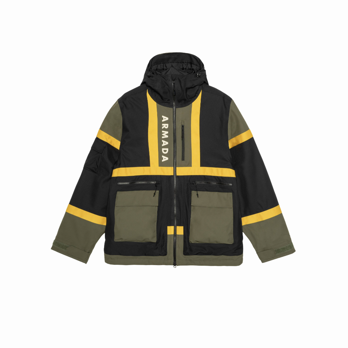 Armada (Sample) - Men's BDOG 2L Insulated Jacket - Olive/Black/Yellow