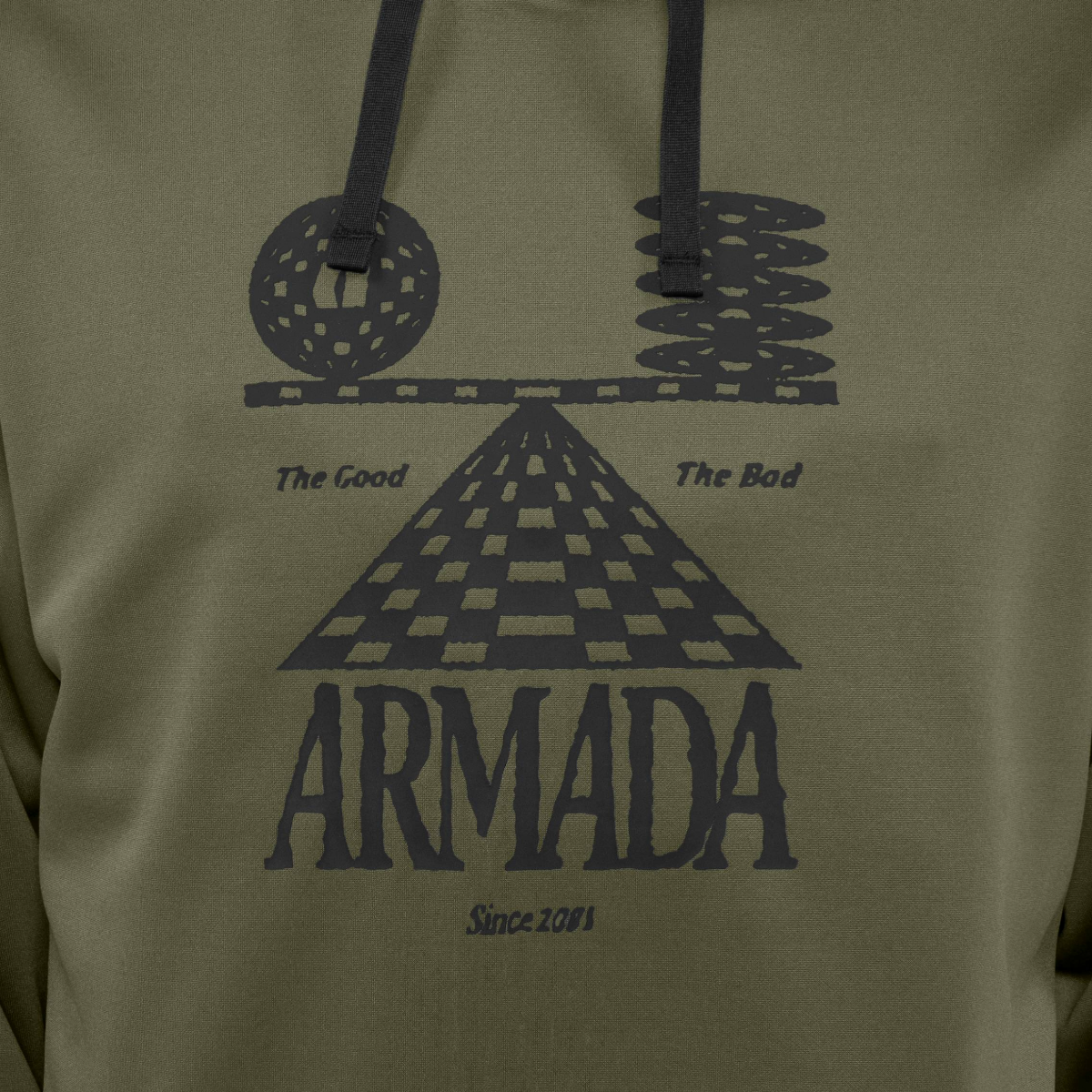 Armada (Sample) - Unisex Rollin Rideable Hoodie - Olive