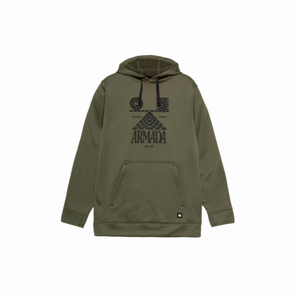 Armada (Sample) - Unisex Rollin Rideable Hoodie - Olive - Futureproof.life