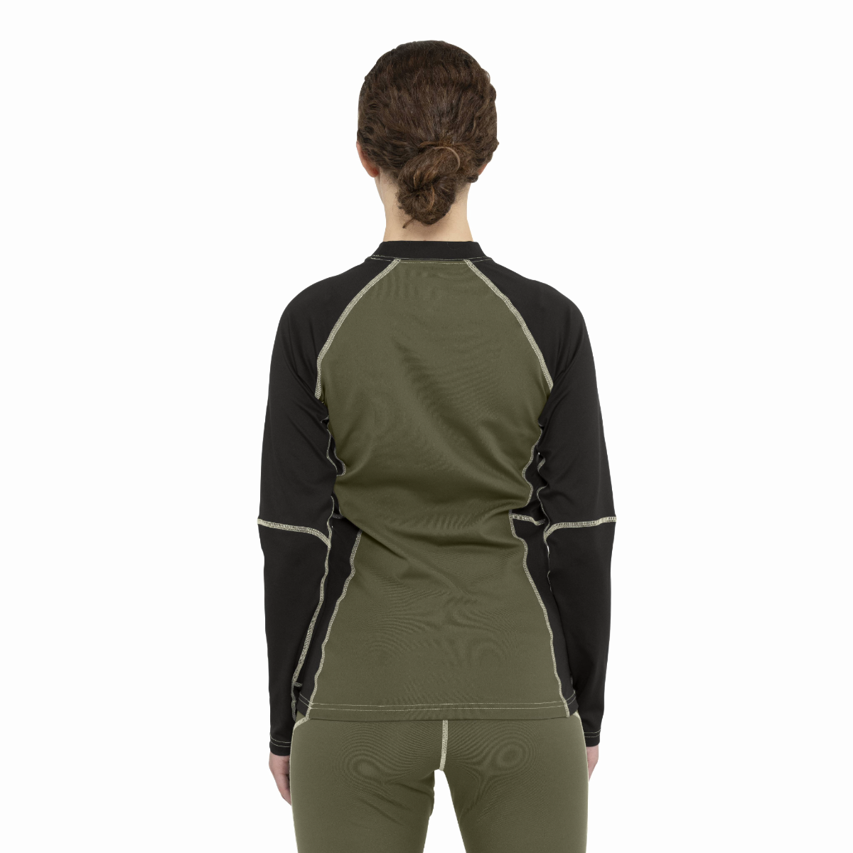 Armada (Sample) - Women's Haven Baselayer Top - Olive/Black